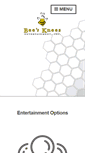 Mobile Screenshot of beeskneesentertainment.com